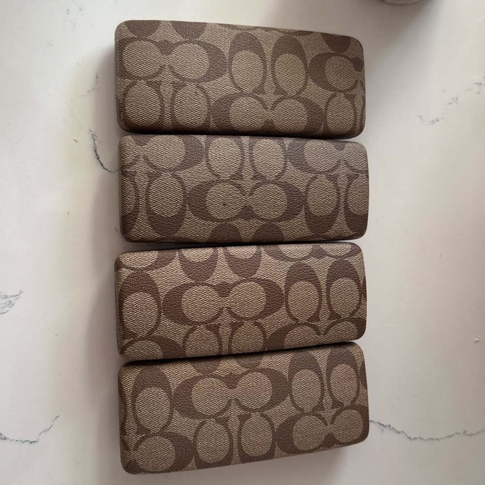 Coach slim sunglass case bundle